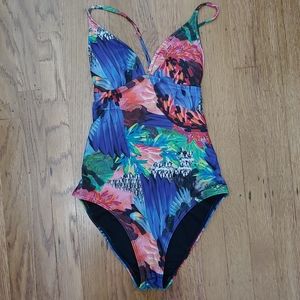 Insight Tropical Multicolor low back swimsuit